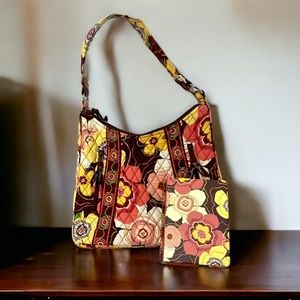 Vera Bradley Hobo ‘Buttercup’ Flowers Shoulder Bag